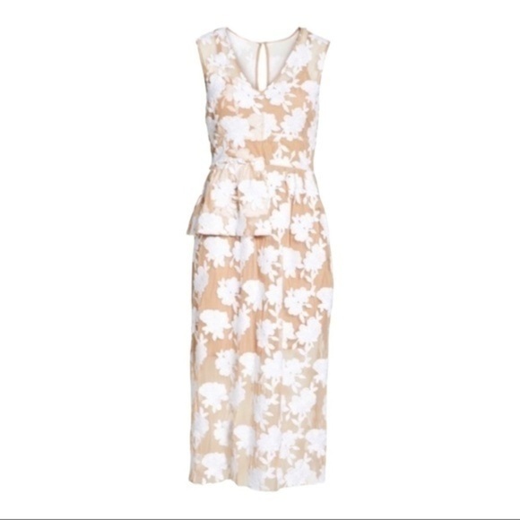 Tracy Reese Half Peplum Floral Dress - Picture 1 of 7